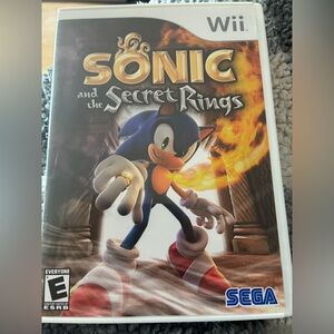 Sonic and the Secret Rings (Nintendo Wii, 2007) CIB Complete with Manual Tested